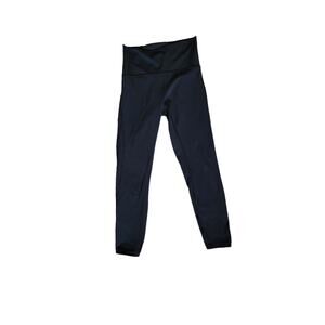 Lululemon Meant‎ To Move 7/8 Tight Leggings (25") Black Mesh Flocked Floral Sz 6